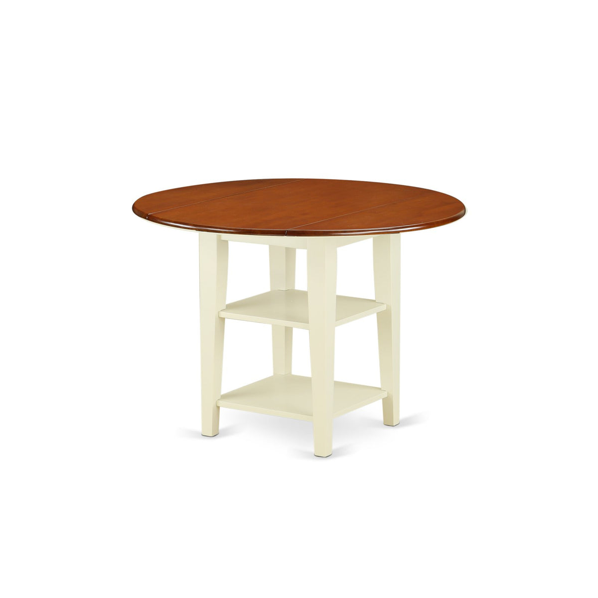 3-piece Dining Set with Wood Seat in Black/Cherry P80382