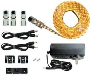 Warm White 3000 K 3M LED Strip Kit Under Cabinet Lighting, Pack of 2 I4624