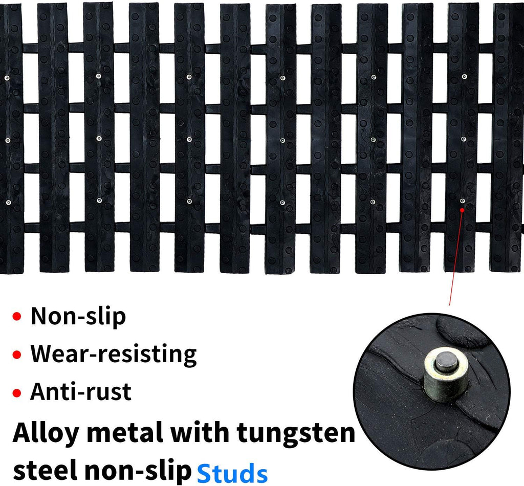 Tire Traction Mats Portable for Snow Ice Mud and Sand 2PCS 27.6in H87394