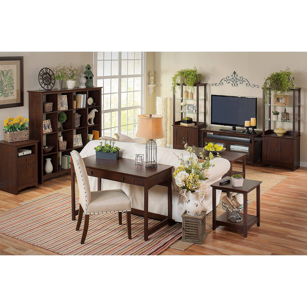 L Shaped Desk with Lateral File Cabinet F822