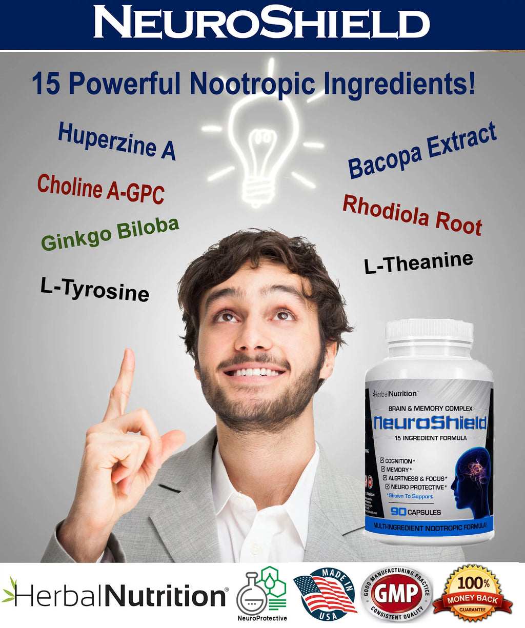 Bacopa Huperzine-A Brain Booster Supplement A9580