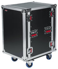 16U Cast Rack Road Case with Casters C907117