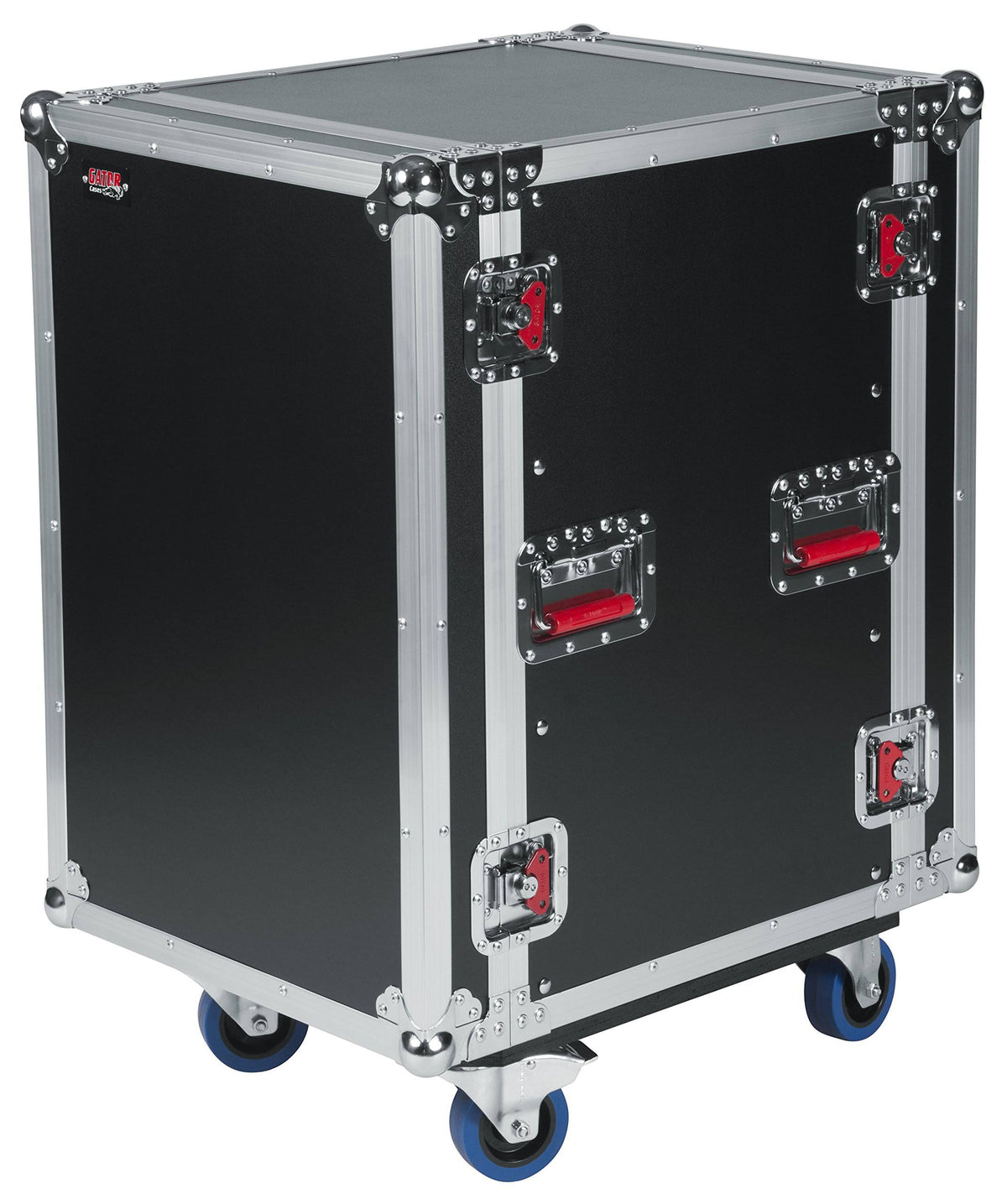 16U Cast Rack Road Case with Casters C907117