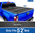 Alloy Hardtop Truck Bed Tonneau Cover for 2015-2022 Chevy Colorado GMC Canyon 5'2" Bed W47358