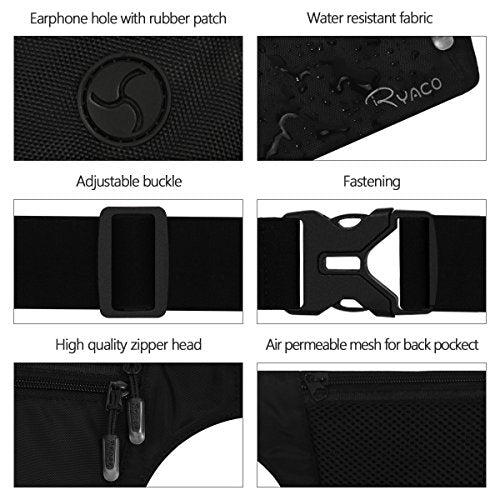 Slim RFID Blocking Hidden Wallet Travel Pouch with Adjustable Strap D6450