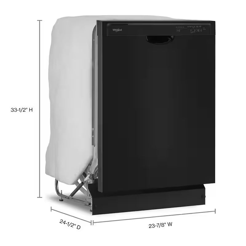 Black 24 in. Built-In Tall Tub Dishwasher C6609