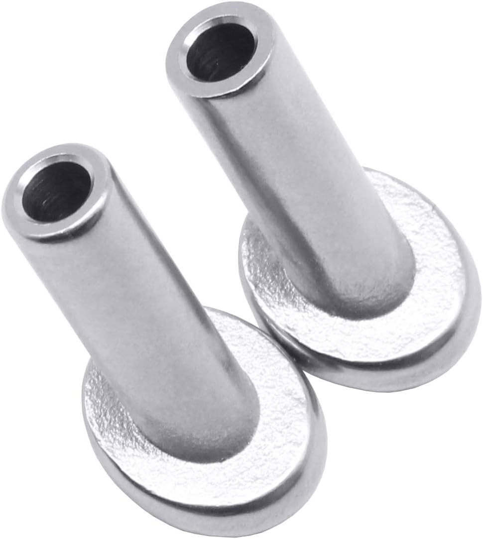 40 PCS 30 Degree Angle Cable Railing Corner Protector Sleeve for 5/32, 3/16 Wire Rope, T316 Stainless Steel K3905