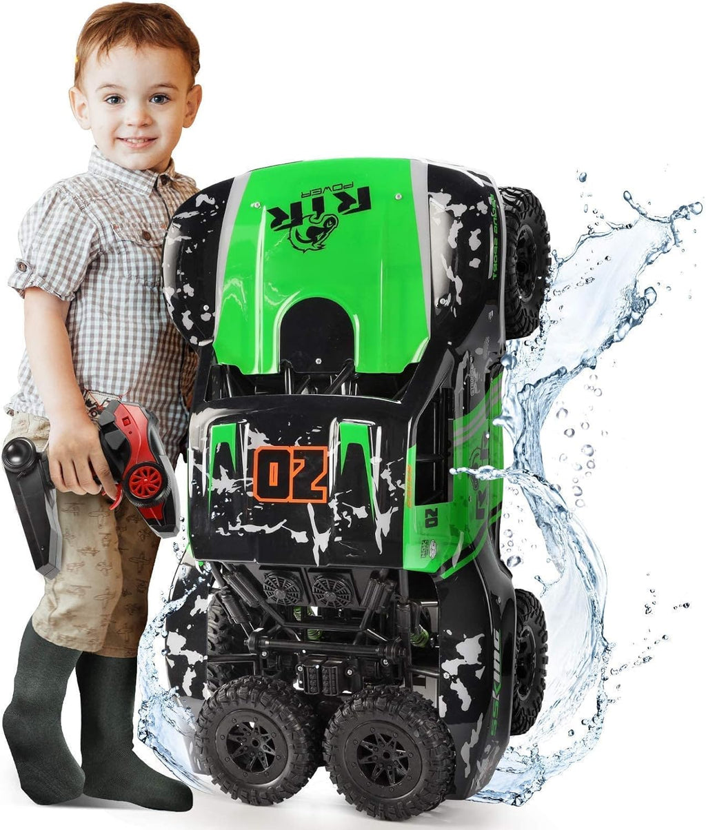 Green 4WD Waterproof Remote Control Monster Truck U729