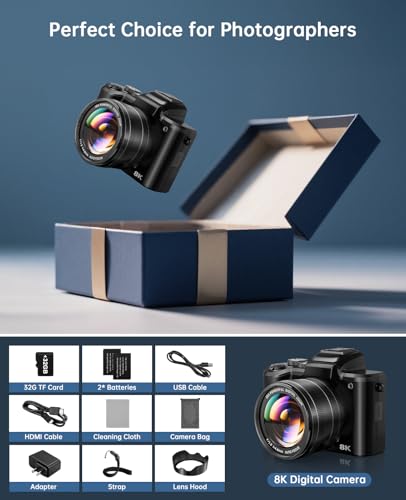 8K Digital Camera with Dual-Lens J736931