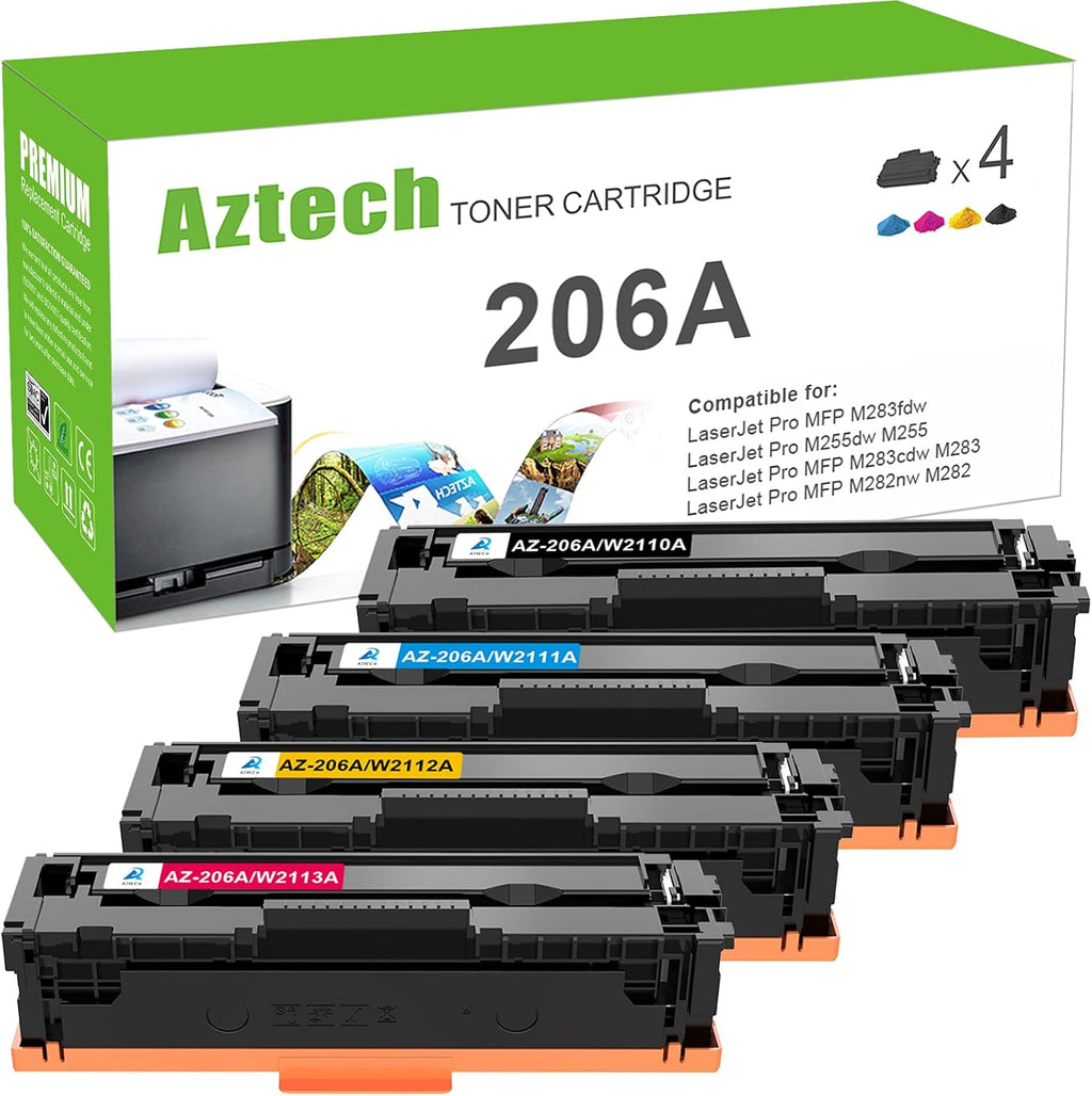 Black Cyan Yellow Magenta 4-Pack Toner Cartridge T123