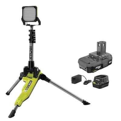 18V Cordless Hybrid LED Tripod Stand Light T416