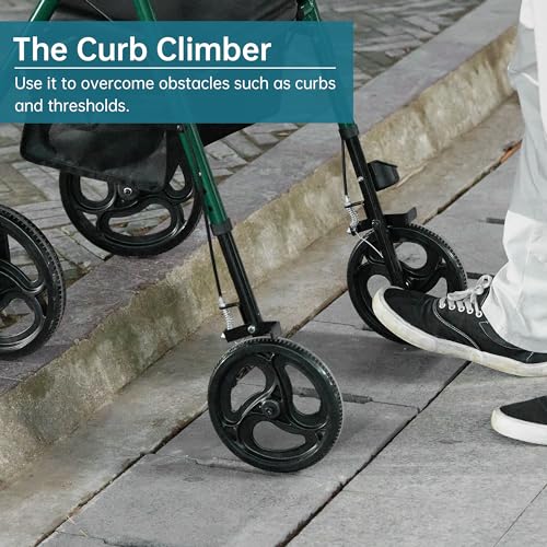 Green Rollator Walker with 10" Wheels L280216