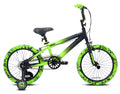18" Black and Green BMX Bike I23145