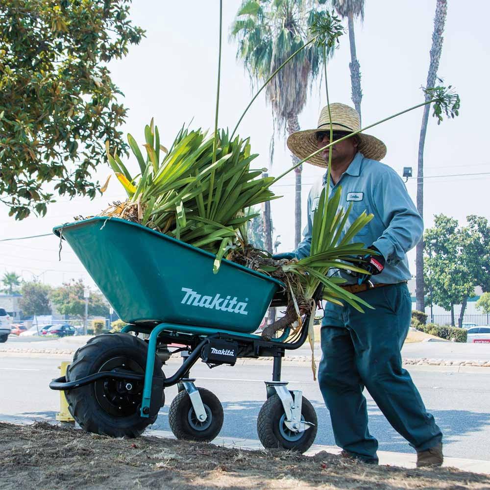 18V Brushless Cordless Power-Assisted Wheelbarrow E699