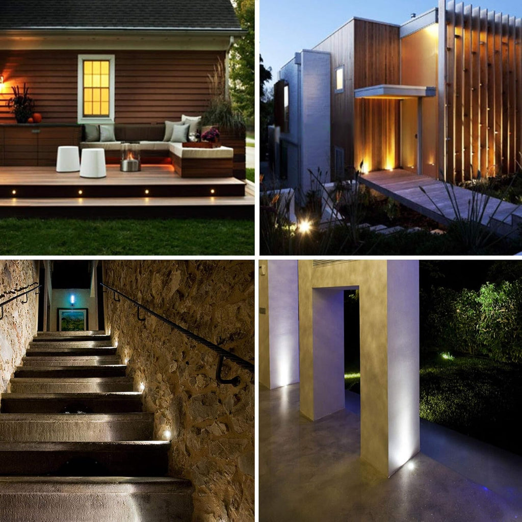 3W Waterproof Aluminum Stainless Steel LED In-Ground Well Lights Warm White G585493