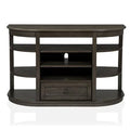Gray MDF Console Table with Shelves G5598