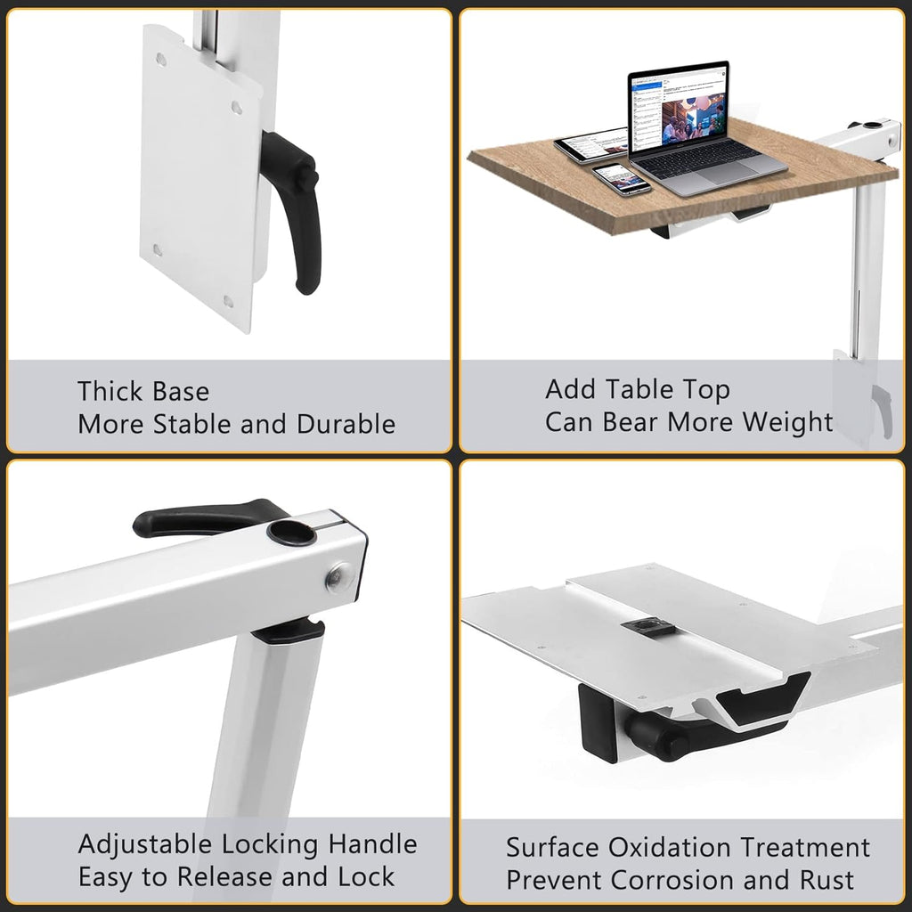 Removable 360 Degree Rotation Aluminum Alloy Height Adjustable Table Leg Bracket C487
