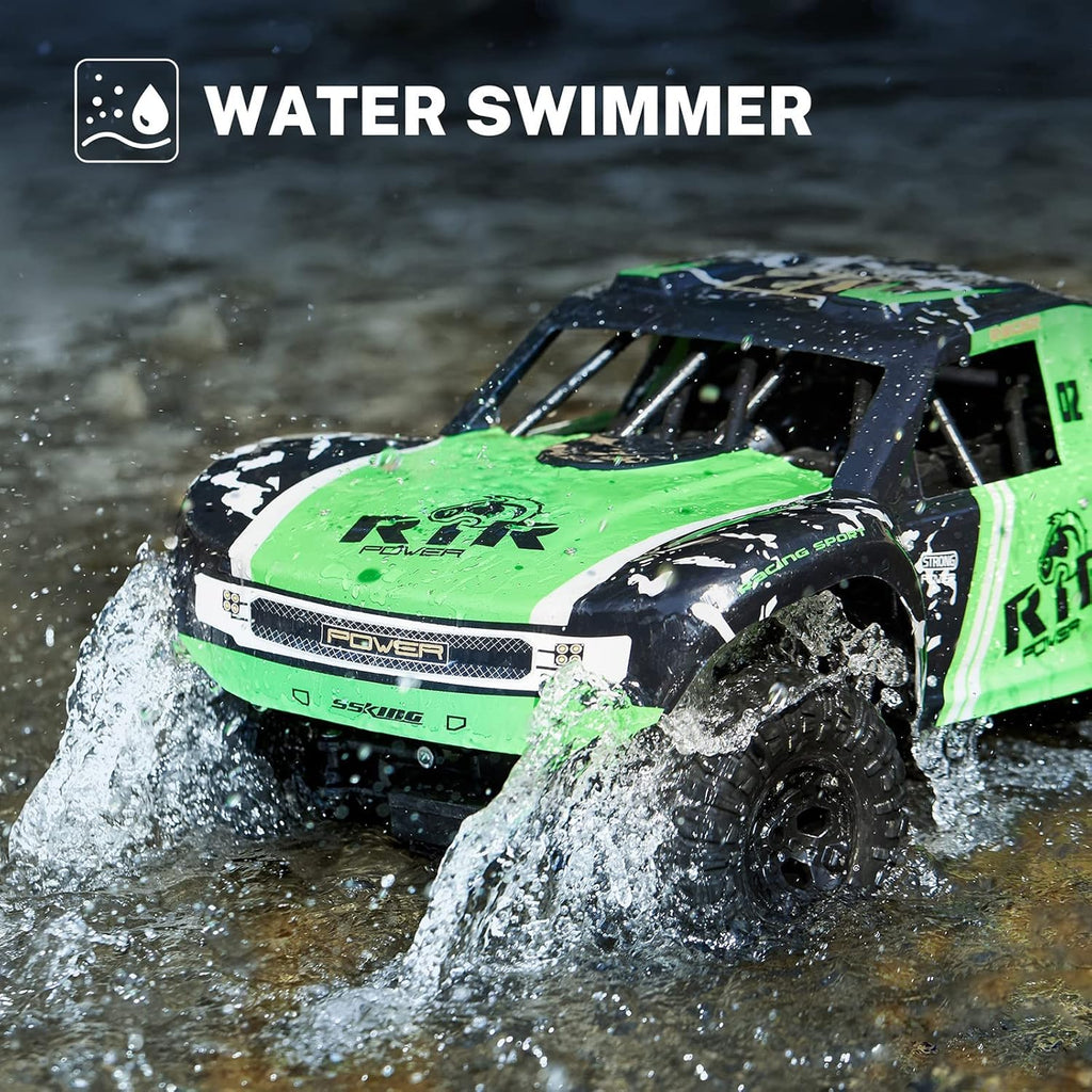 Green 4WD Waterproof Remote Control Monster Truck U729
