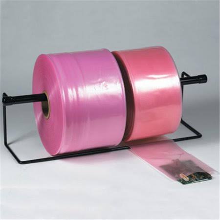 Anti-Static Poly Tubing 2 Mil Pink Roll C38041
