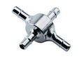 1/16" Cross Connector Metal 4 Way Tube Fitting E1961