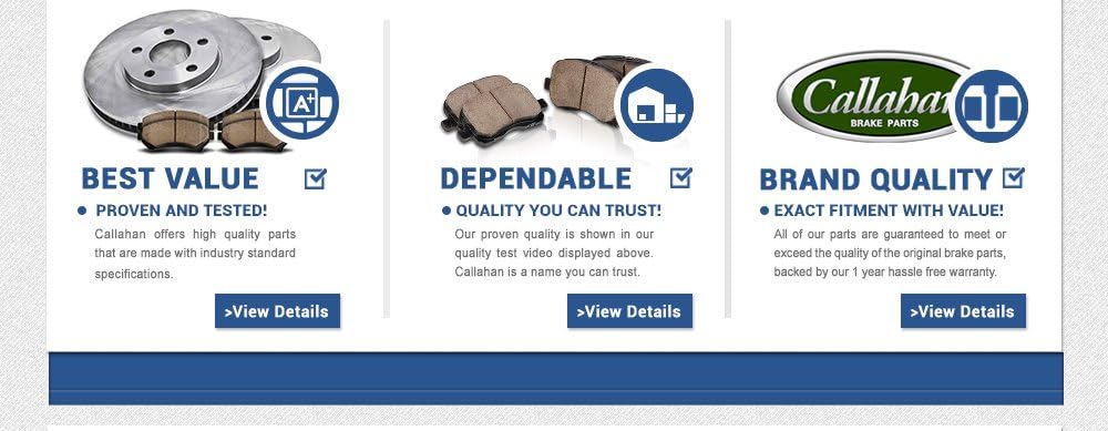 Front + Rear Semi-Loaded Caliper Assembly Set Kit I775