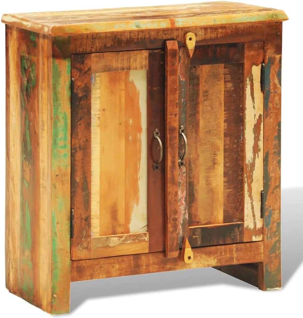 Reclaimed Solid Wood Cabinet with 2 Doors E938426