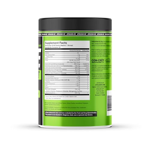 Pre-Workout with Beta-Alanine, Creatine & Caffeine, 22 Servings T9427