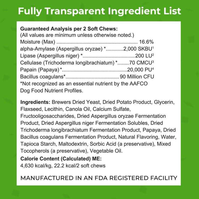 Dog Probiotics and Digestive Enzymes H361
