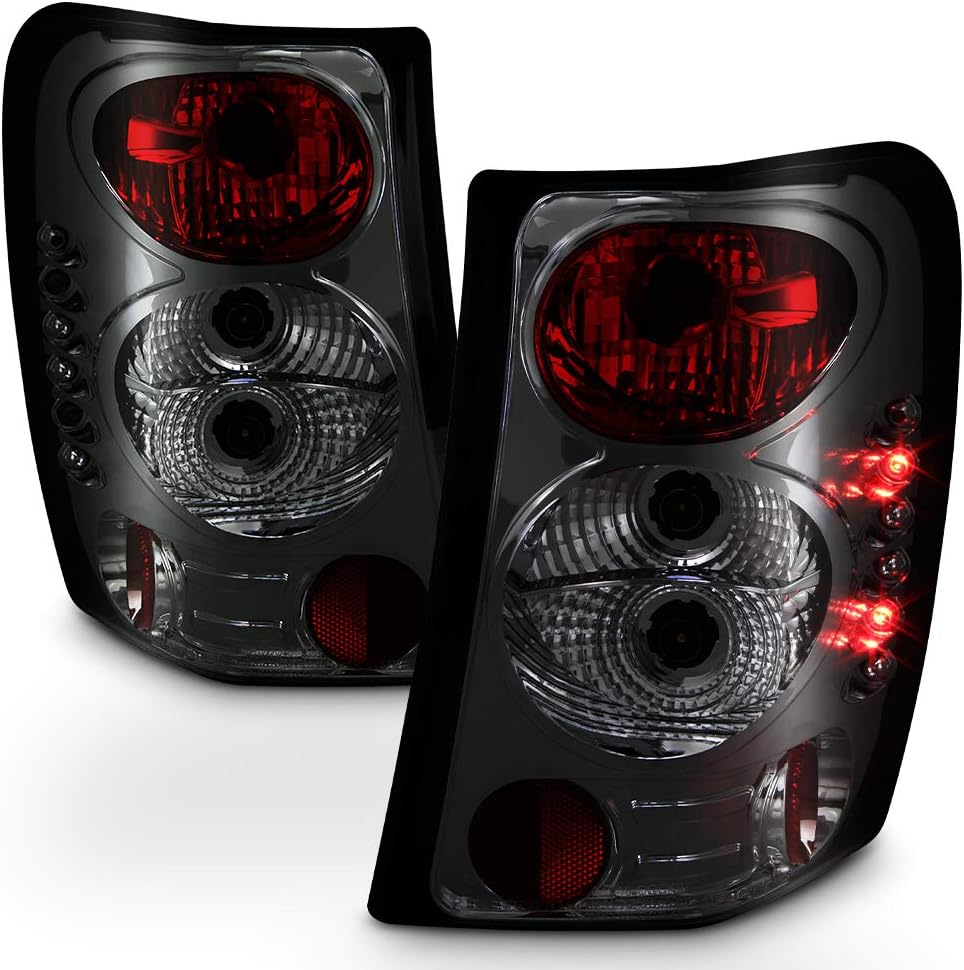Chrome Tail Lights Left+Right with LED Side Marker N31951