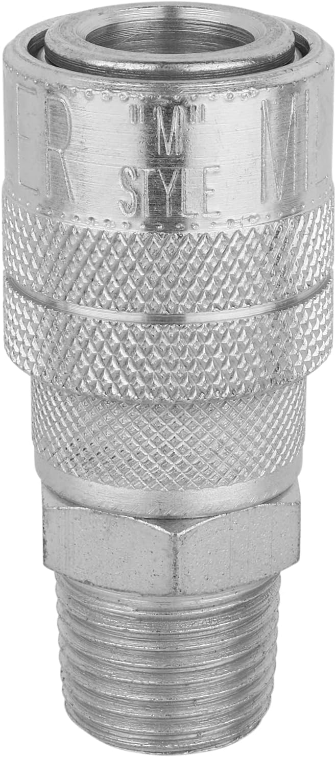 3/8" MNPT Interchange Quick-Connect Steel Coupler, Box of 10 U41348