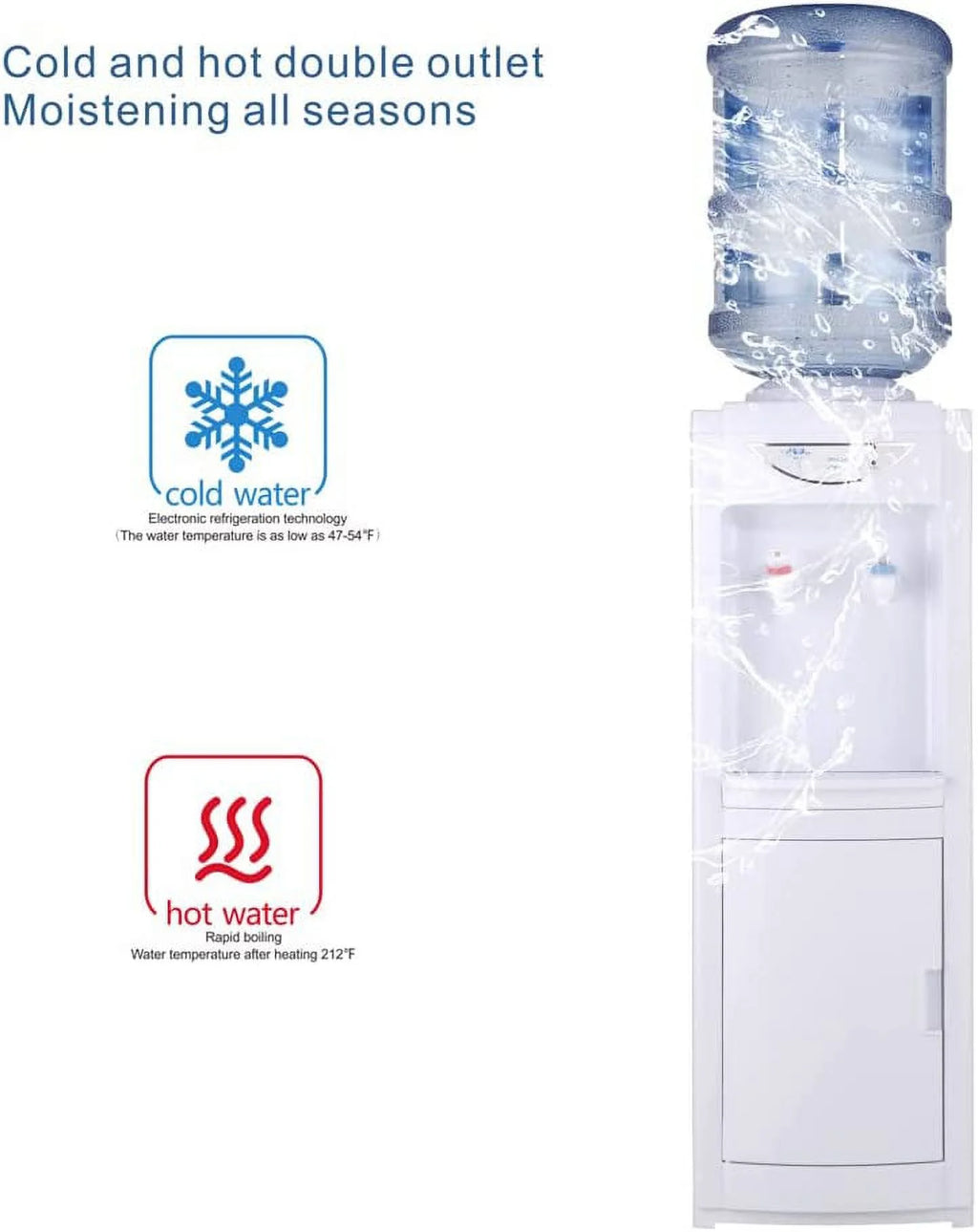 5 Gallon Top-Loading Water Cooler Dispenser R744158