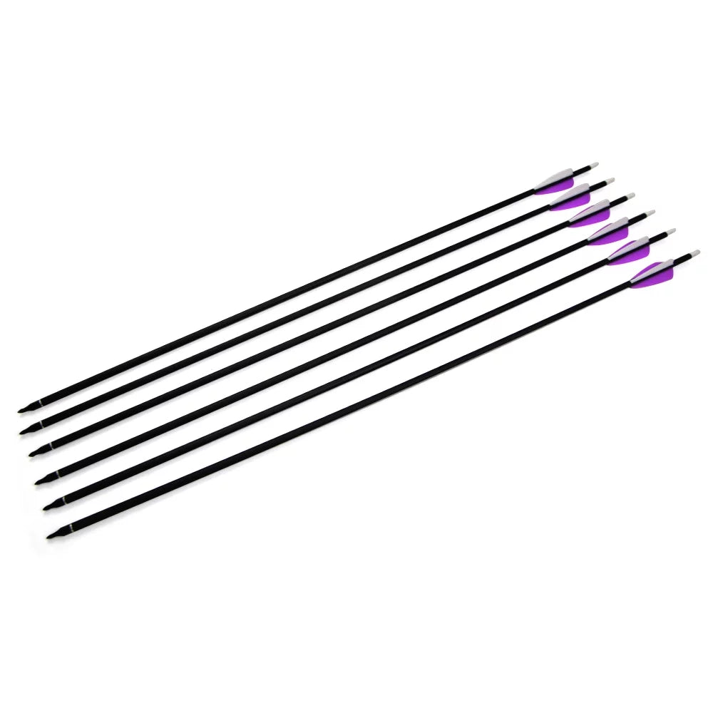 32 inch Mixed Carbon Hunting Arrows Pack of 12 I65812