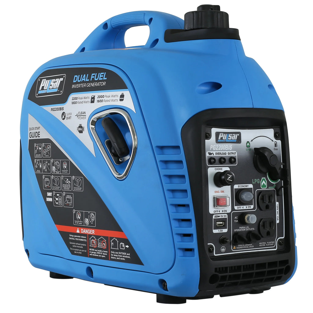2,200 Watt Dual-Fuel Portable Inverter Generator G15421