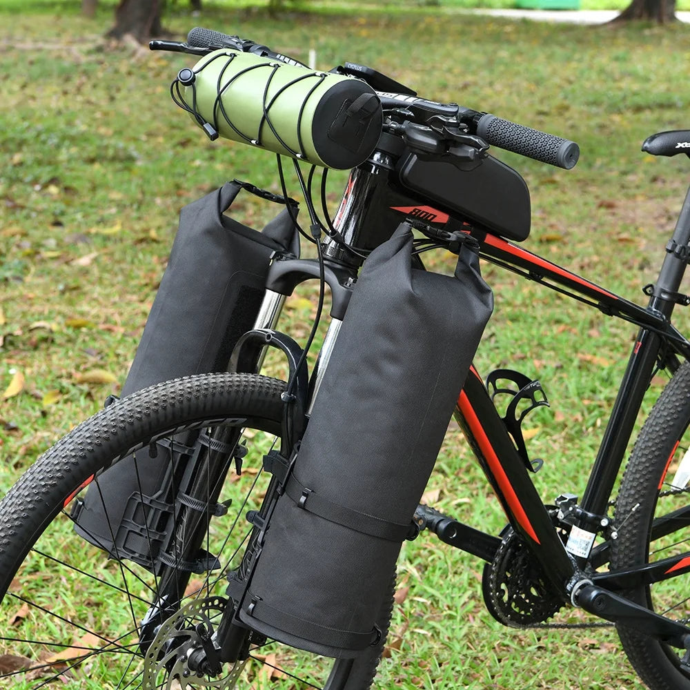 3L/7L Waterproof Bike Fork Bag with Roll Top C5970