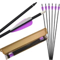 32 inch Mixed Carbon Hunting Arrows Pack of 12 I65812