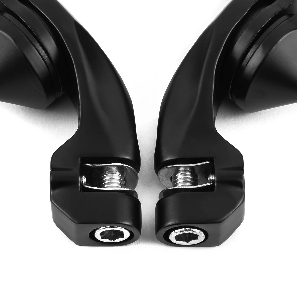 Black Angled Adjustable Highway Foot Peg Mounting Kit, 1 Pair K984367