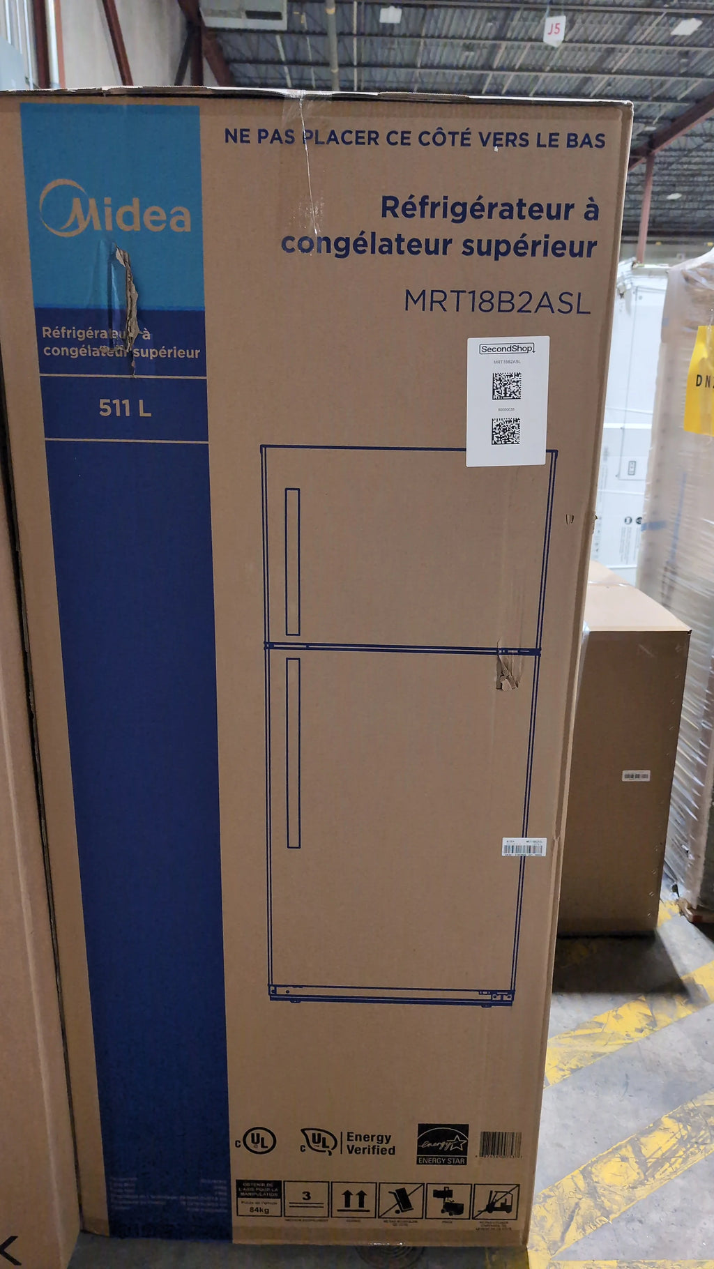 30 in. 18 cu. ft. Stainless Steel Top Mount Refrigerator T4911