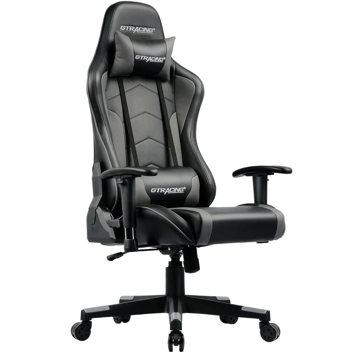 Gray Music Gaming Chair with Bluetooth Speakers Z472