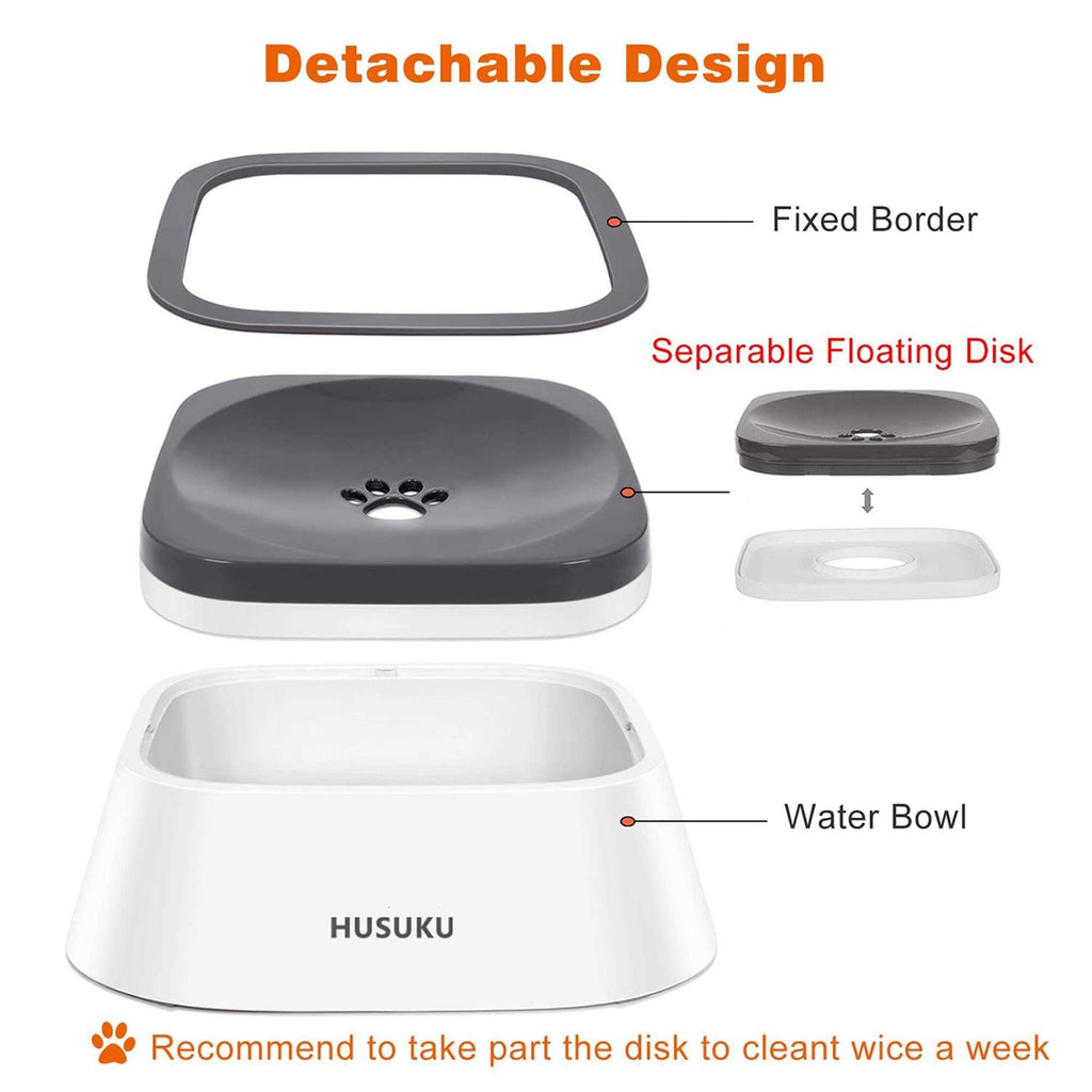 Slow Water Feeder Dog Bowl 35oz M7594