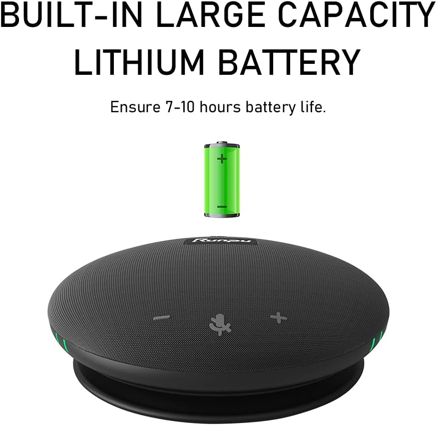 Wireless Bluetooth USB Conference Room Omnidirectional Microphone Speaker C1505