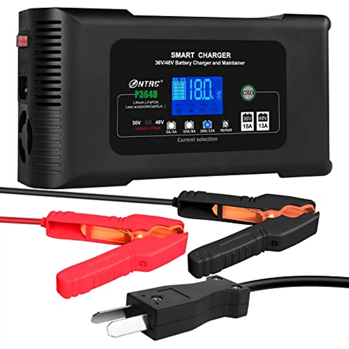 36V 18-Amp and 48V 13-Amp Golf Cart Battery Charger L75380