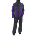 Purple Black Water Proof Rain Suit O5653