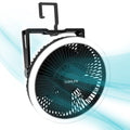 8-Inch Portable Camping Fan with LED Lantern, 10000mAh Rechargeable Battery Operated Tent Fan I927