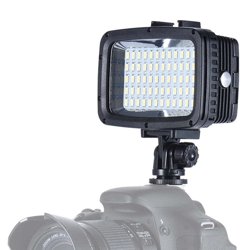 Ultra Bright 1800LM 3 Modes Waterproof Underwater 40m 5500K 60pcs Diving Fill-in Video Light with Hot Shoe Mount G327037