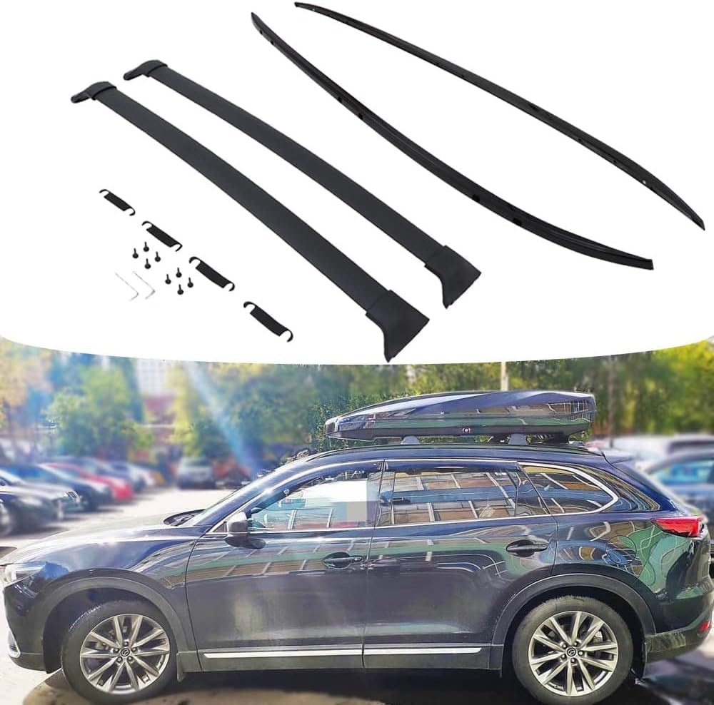 Roof Rail Rack & Cross Bar All Black H741