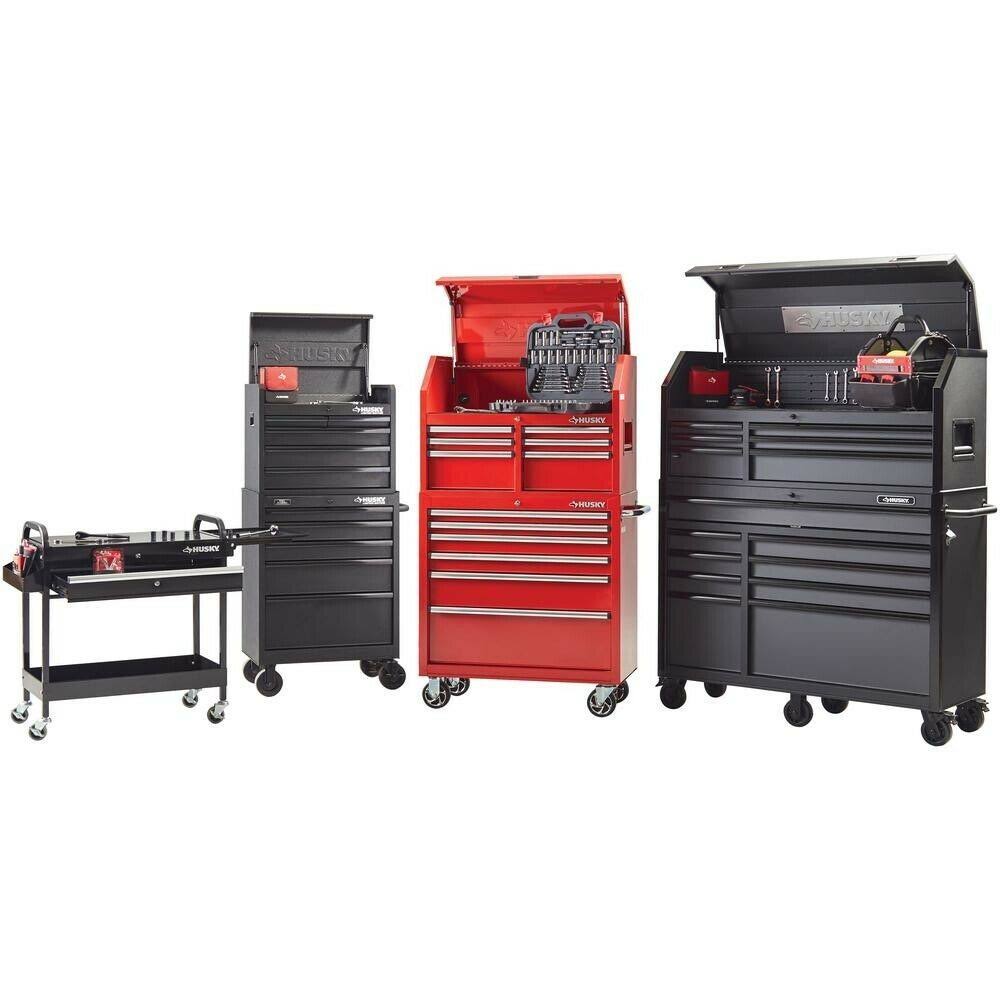 Black 1-Drawer Tool Utility Cart S469460