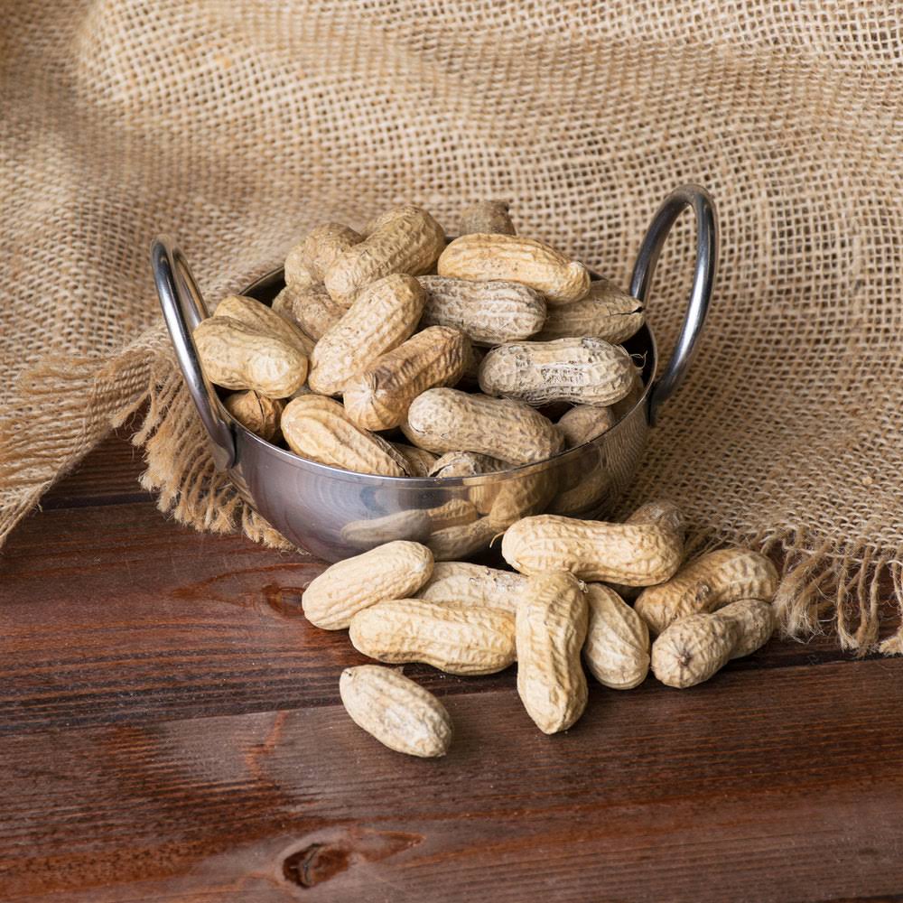 25 lb. Roasted Unsalted In-Shell Peanuts K16578