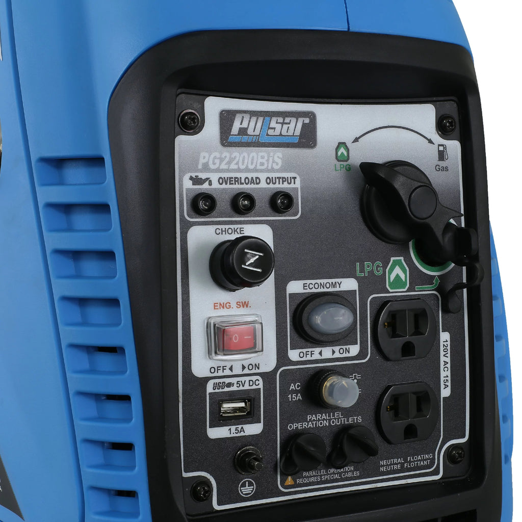 2,200 Watt Dual-Fuel Portable Inverter Generator G15421