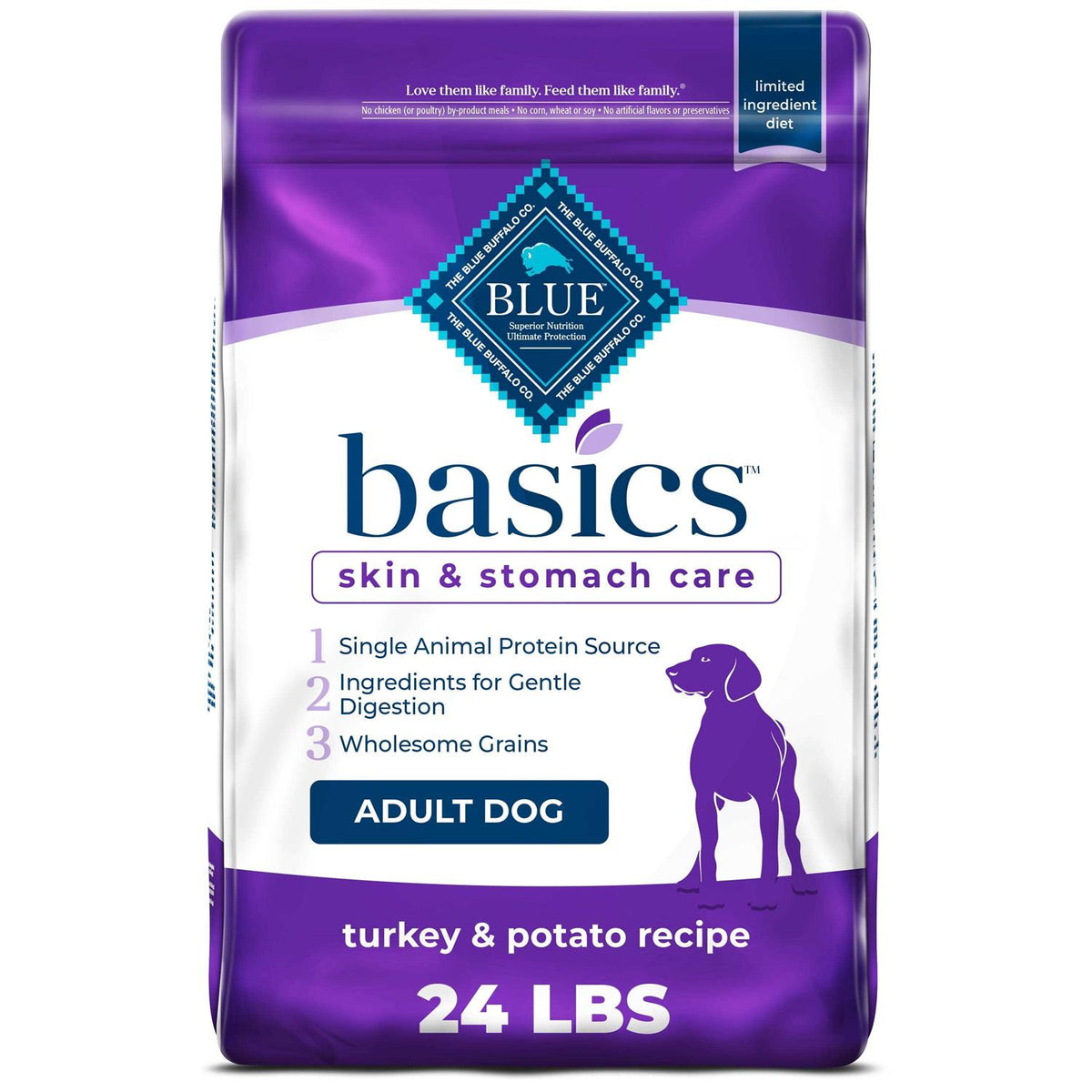 Adult Turkey Potato Dry Dog Food R2332