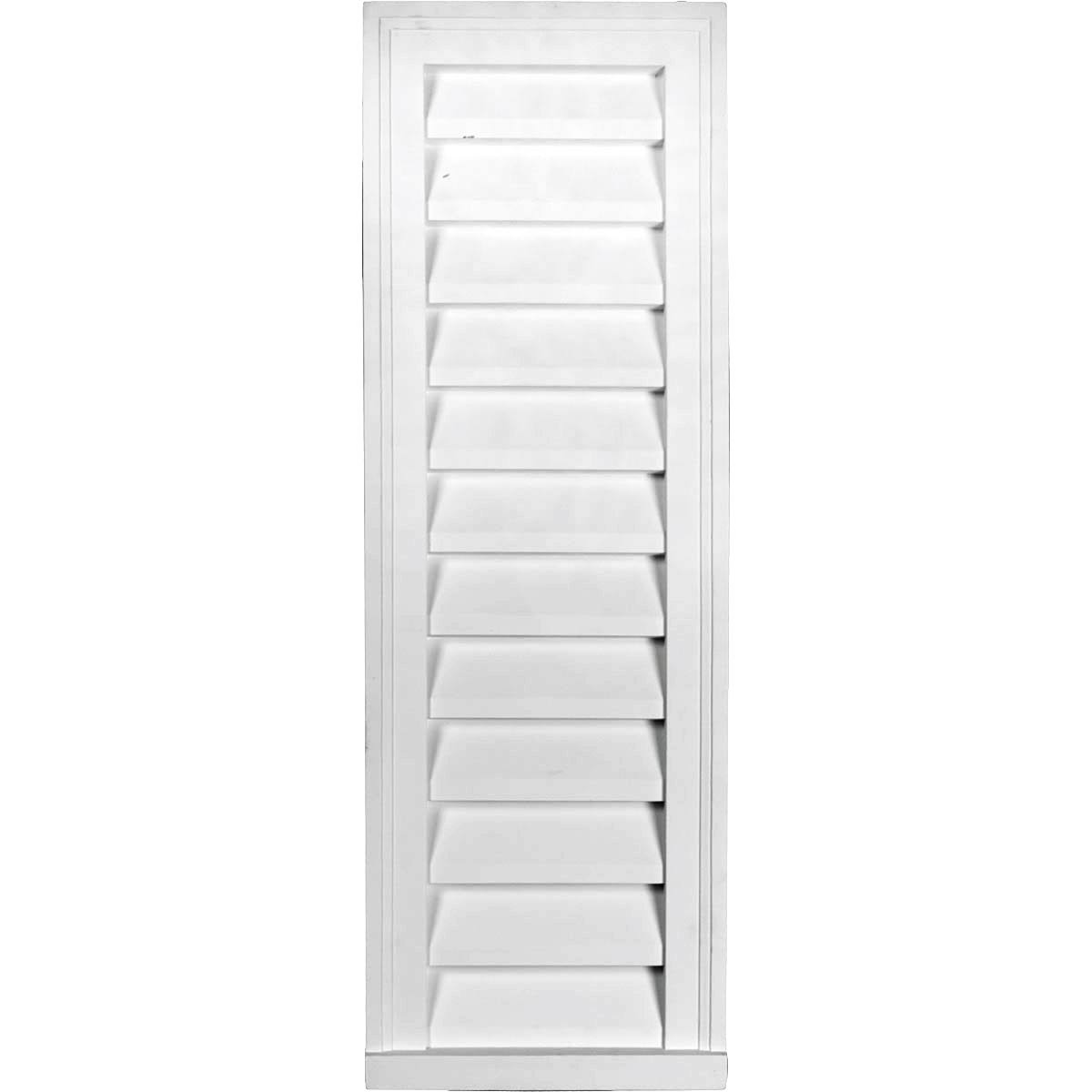 12x22W x 26x22H Vertical Urethane Gable Vent Louver W33405